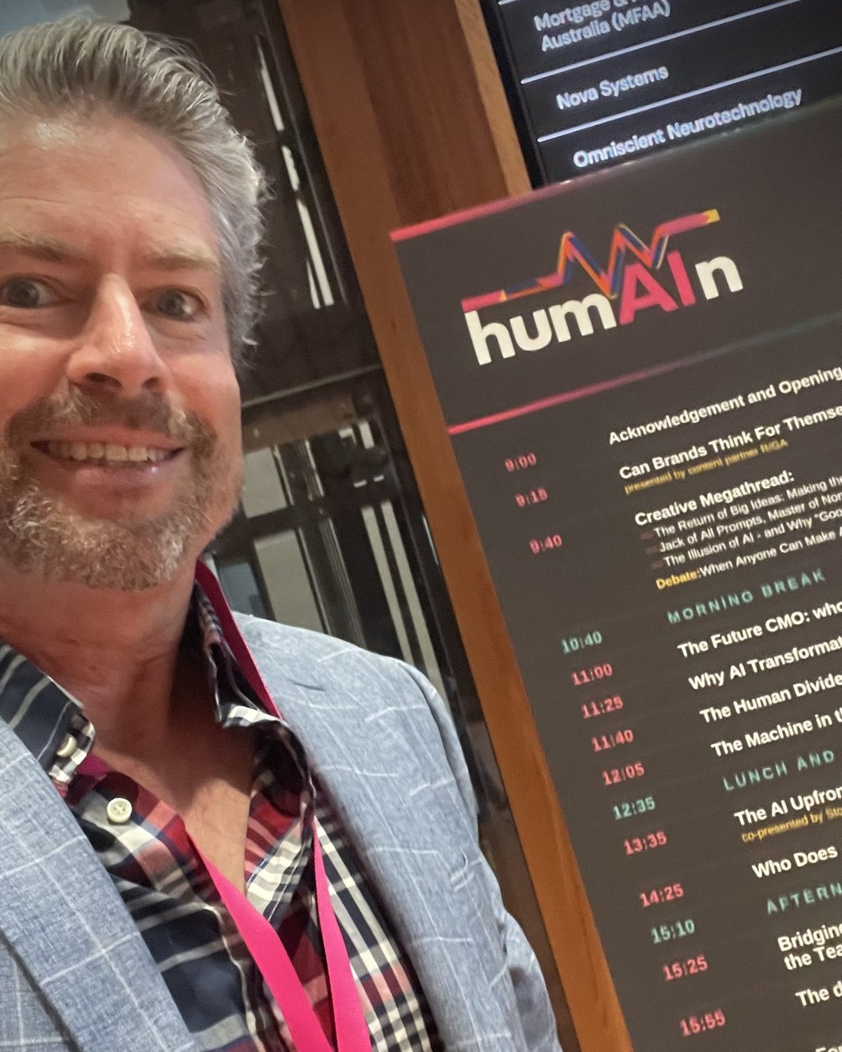 Anton Buchner at the humAIn AI marketing conference